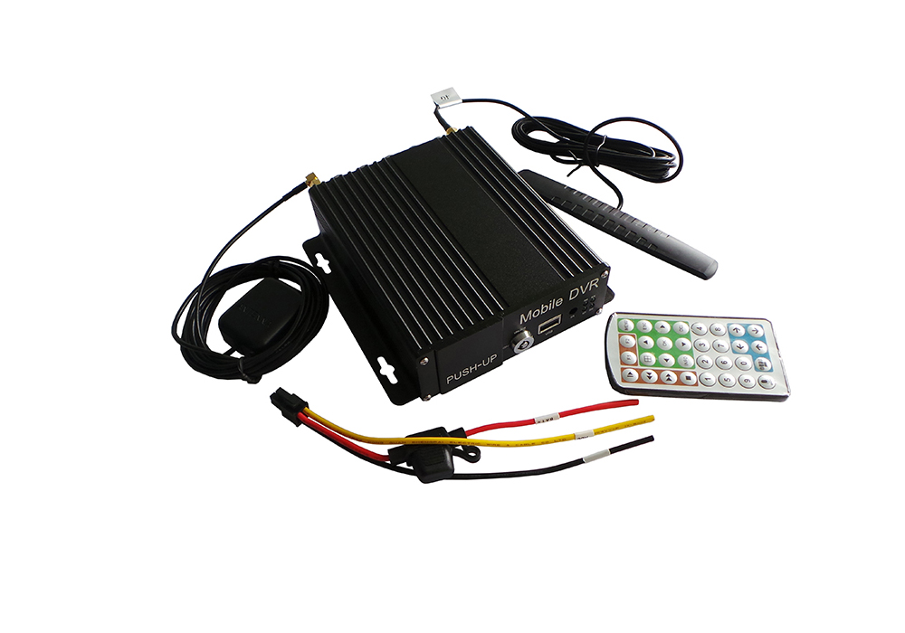 4-way 1080p-ahd HD car mounted dual SD card video recorder  LA-SD-J10